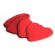 Rezerva confetti de mana Showtec, inimioare rosii, 28 cm