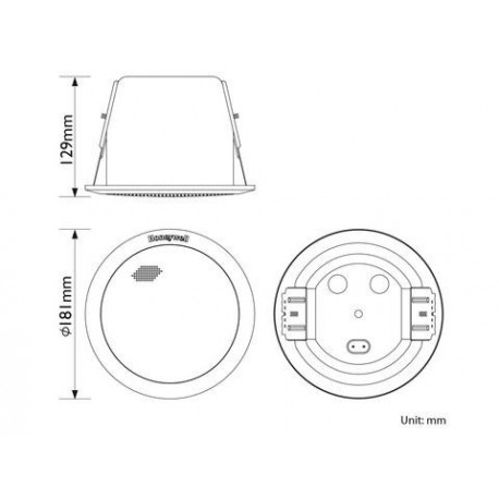 Difuzor 100V Honeywell L-VCM6B/EN