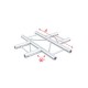 Grinda Showtec 4-Way horizontal Pro-30 Step F Truss