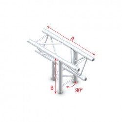 Grinda Showtec T-Cross up/down 3-way Deco-22 Triangle