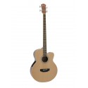 Chitara electro-acustica bass, Dimavery AB-450, natur
