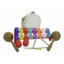 Set percutie pentru copii, 7 piese, Dimavery PERCUSSION-SET III