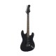 Chitara electrica ST Style, negru satinat, Dimavery ST-312 E-Guitar, satin black