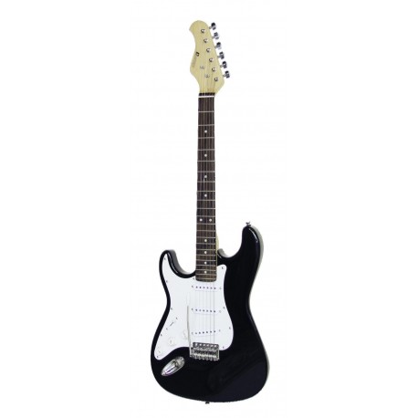 Chitara electrica de mana stanga, ST Style, neagra, Dimavery -ST-203 E-Guitar LH, black