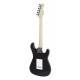 Chitara electrica de mana stanga, ST Style, neagra, Dimavery -ST-203 E-Guitar LH, black