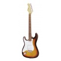 Chitara electrica de mana stanga, ST Style, sunburst, Dimavery ST-203 E-Guitar LH, sunburst