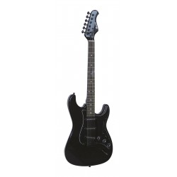 Chitara electrica ST Style, negru gotic, Dimavery ST-203 E-Guitar, gothic black