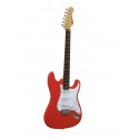 Chitara electrica ST Style, rosie, Dimavery ST-203 E-Guitar, red
