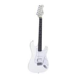 Chitara electrica ST Style, alba, Dimavery ST-312 E-Guitar, white