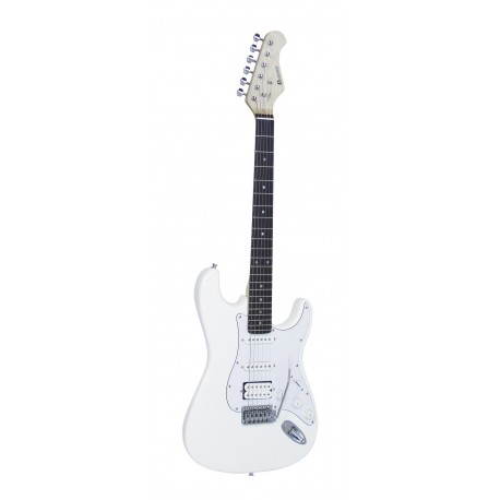 Chitara electrica ST Style, alba, Dimavery ST-312 E-Guitar, white