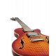 Chitara electrica LP Style, flamed sunburst, Dimavery LP-612F-SB