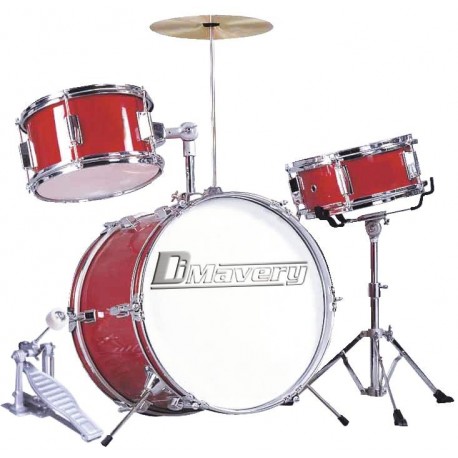Set de tobe pentru copii, 3 piese, rosu, Dimavery JDS-203RD