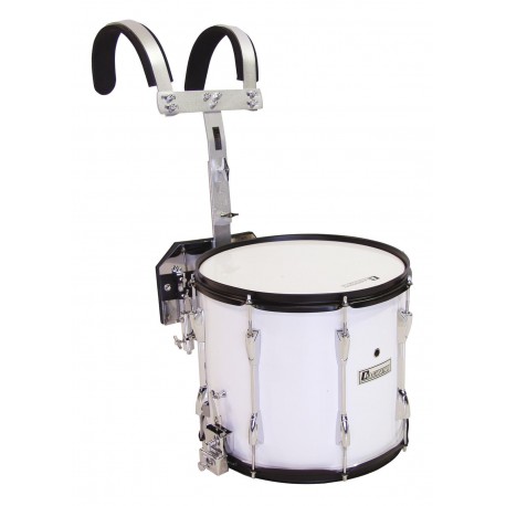 Toba snare profesionala pentru fanfara, 14" x 12", alba, Dimavery MS-300 WH