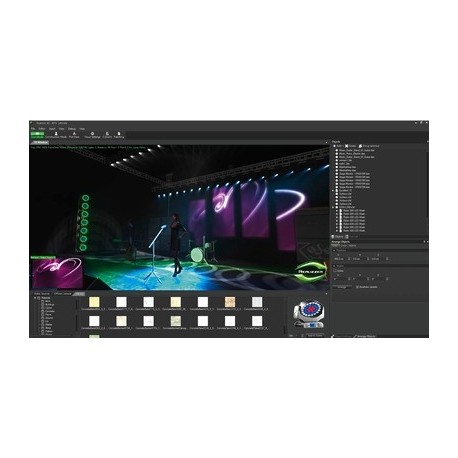PC software simulare lumini DMX Stage Line REALIZZER-3D
