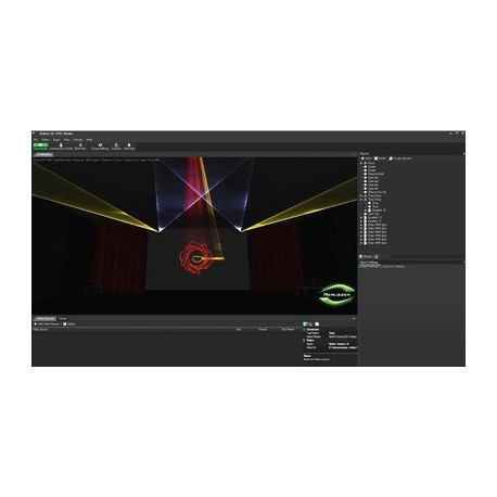 PC software simulare lumini DMX Stage Line REALIZZER-3D