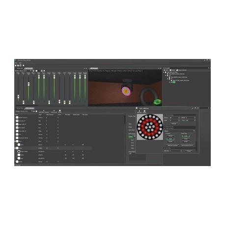 PC software simulare lumini DMX Stage Line REALIZZER-3D
