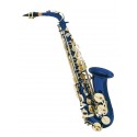 Saxofon alto Eb, albastru, Dimavery SP-30BL