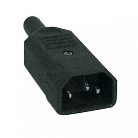 Mufa Showtec IEC Euro Male Conector tata