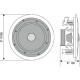 Difuzor plafon 100V Omnitronic CST-6