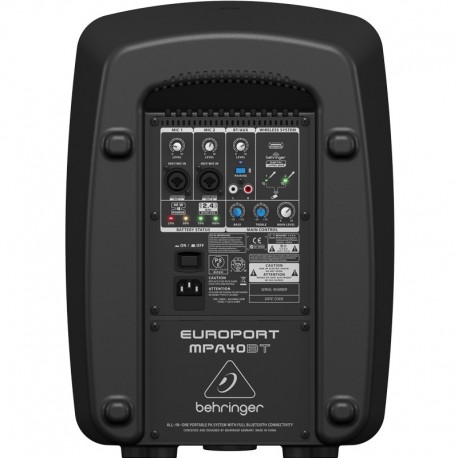 Boxa activa PA Behringer Europort MPA40BT