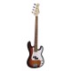 Chitara bas electrica, sunburst, Dimavery PB-320SB