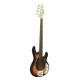 Chitara bas electrica, fara freturi, model tobacco, Dimavery MM-501 TOBACCO-FRETLESS