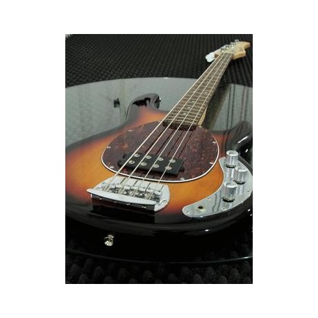 Chitara bas electrica, fara freturi, model tobacco, Dimavery MM-501 TOBACCO-FRETLESS