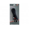 Cablu Jack 6,3mm stereo - 2x Jack 6,3mm mono, 3m, Jb Systems 1241