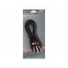 Cablu de semnal 2x Jack 6,3mm mono la 2x Jack 6,3mm mono, 3m, Jb Systems 1244