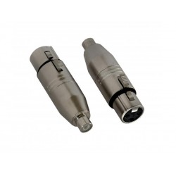 Set 2 adaptoare RCA mama - XLR mama, Jb Systems 1320