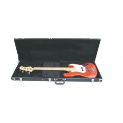 Case din lemn, dreptunghiulara, pentru chitara bas electrica, Dimavery 26341027