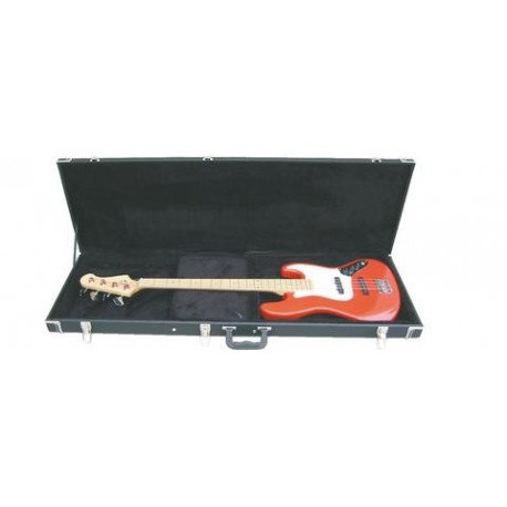 Case din lemn, dreptunghiulara, pentru chitara bas electrica, Dimavery 26341027