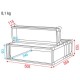Case pentru CD player de rack 19 inch 3U albastra DAP Audio ACA-CDD3