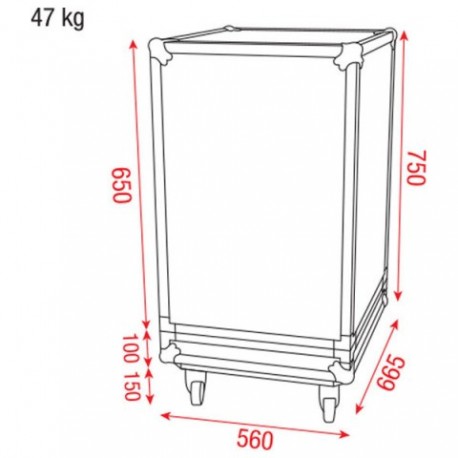 Case Effectrack 16U DAP Audio