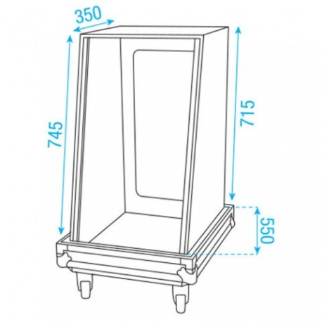 Case Effectrack 16U DAP Audio