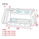 Case ABS Mobile DJ dimensiune 7U, 2U, 6U DAP Audio