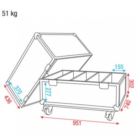 Case pentru Blinder  5x Matrix 5x5 Blinder