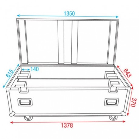 Case pentru stand mobil Mobile Truss Stand DAP Audio