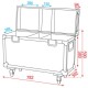 Case pentru moving head 2x Phantom 25/50 DAP Audio