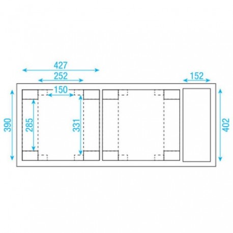 Case pentru moving head 2x Phantom 225 LED DAP Audio