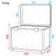 Case pentru proiector 4x Flat Par DAP Audio