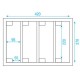 Case pentru proiector 4x Flat Par DAP Audio