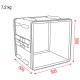 Rackcase ABS DoubleDoor Case 10U DAP Audio