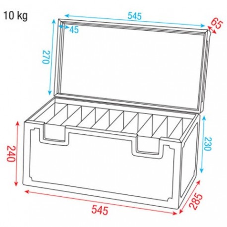 Case pentru 10 Colourgels DAP Audio
