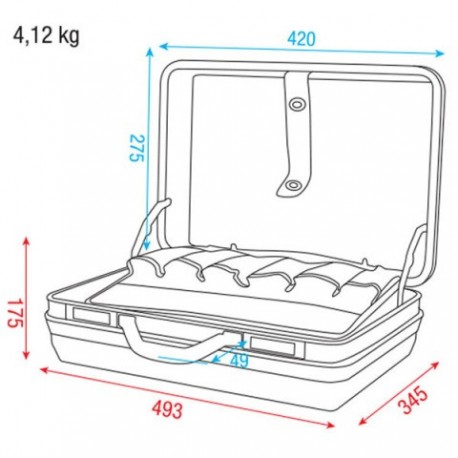 Tool case ABS DAP Audio