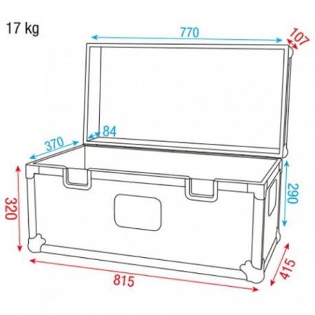 Case Universal Foam size 3 DAP Audio