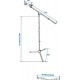 Set microfon + stativ (include nuca + cablu 5m + husa), Omnitronic CMK-10