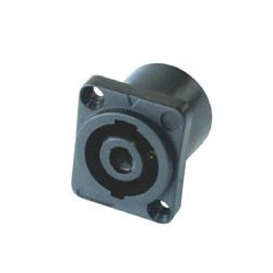 Conector speakon de panou, patrat, cu 4 poli, Sal SPK 850