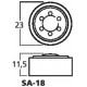 Capsula microfon Monacor SA-18