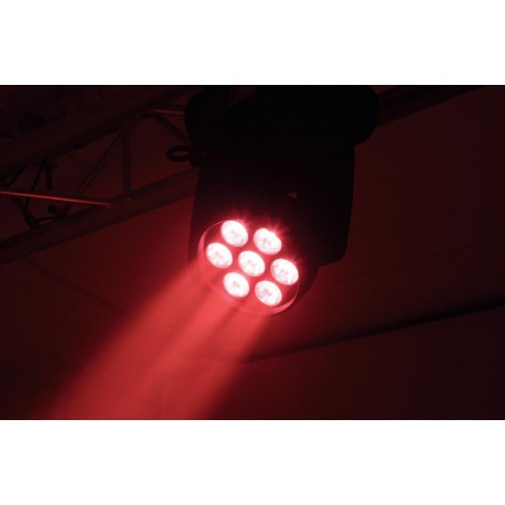 Moving-head beam cu LED 7 x 15 W QCL si miscare nelimitata PAN si TILT, FutureLight EYE-7.i